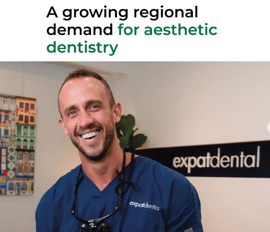 a growing regional demand for aesthetic dentistry