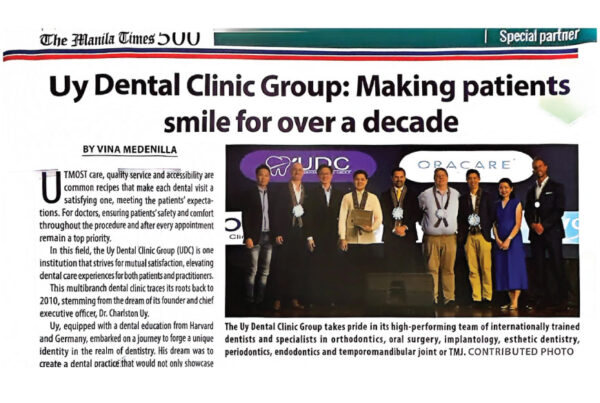 Uy Dental Clinic Group: Making patients smile for over a decade